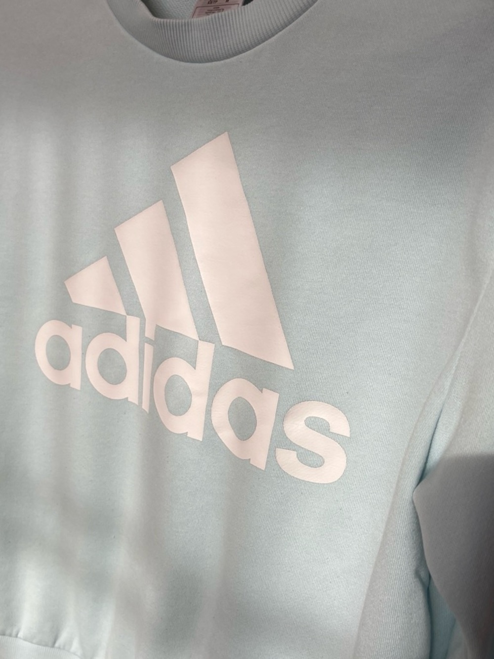 XS Adidas Women’s Light Blue Sweatshirt